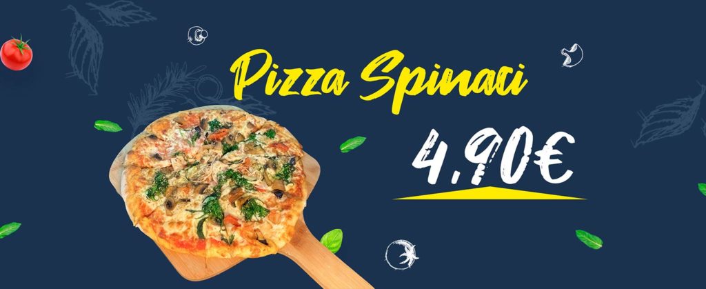 Pizza Spinaci Angebot